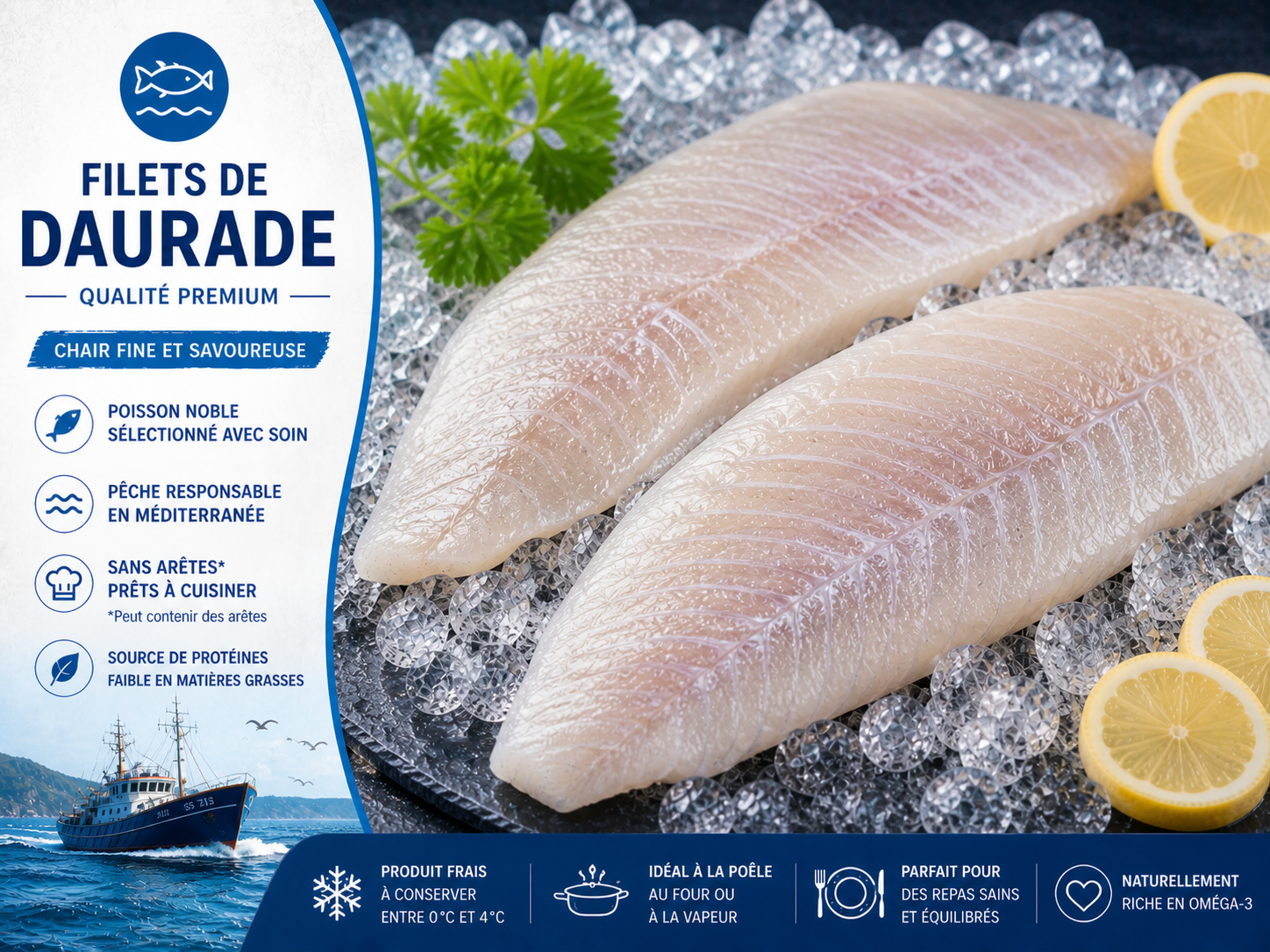 Filets de daurade