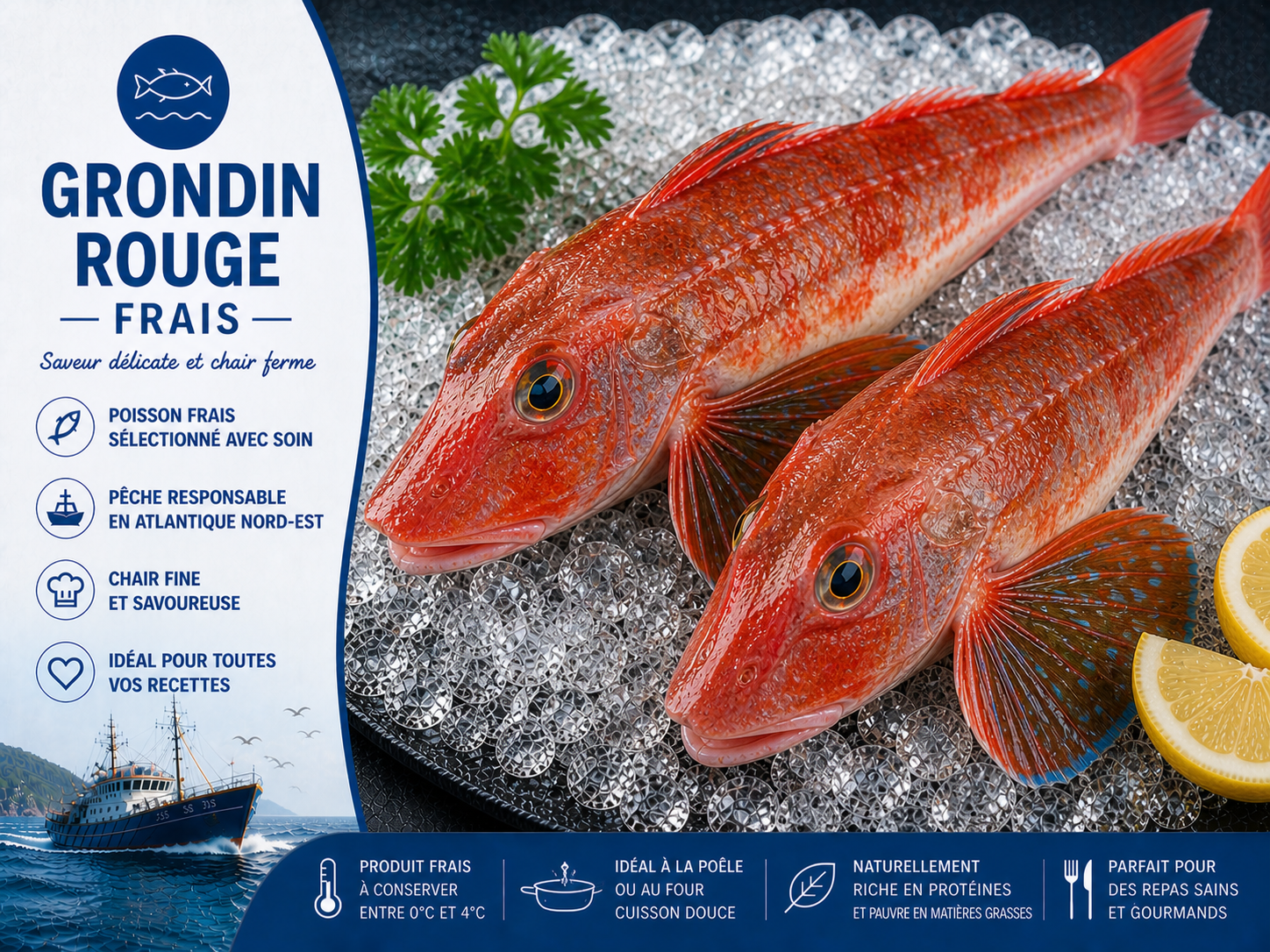 Grondin rouge