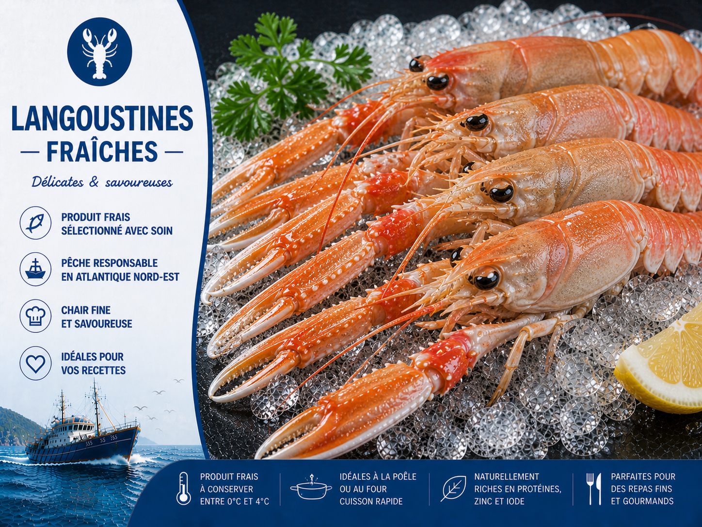 Langoustines fraîches