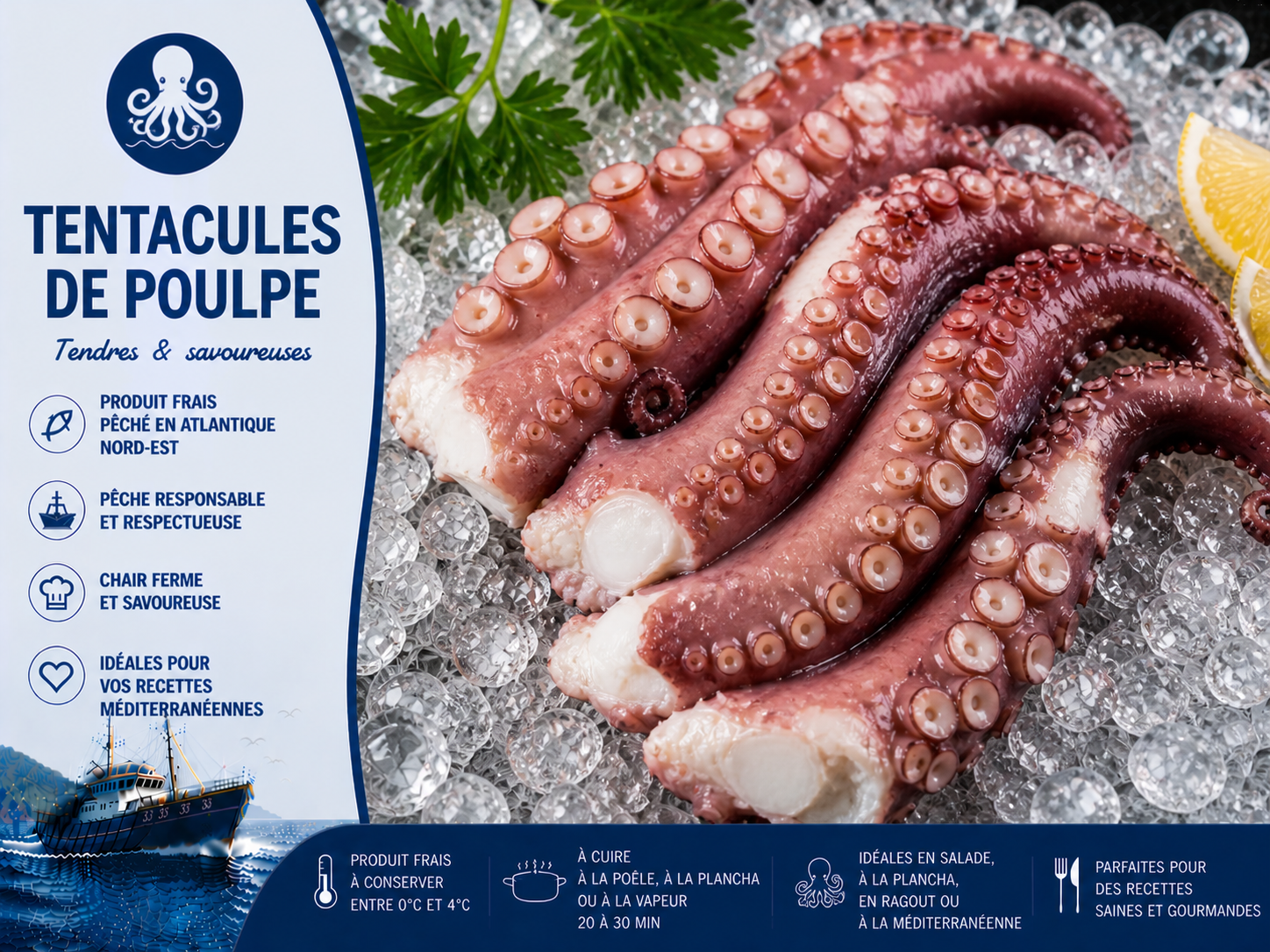 Tentacules de poulpe